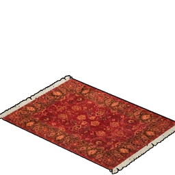 Alfombra roja antigua