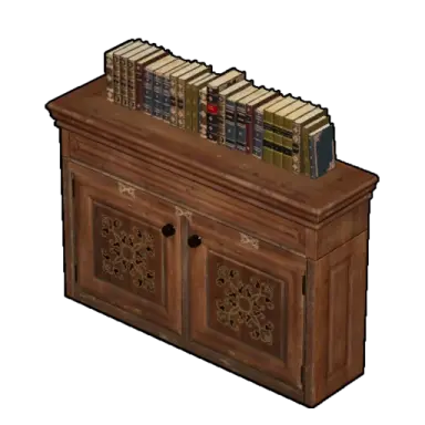 Antique Storage Cabinet Set