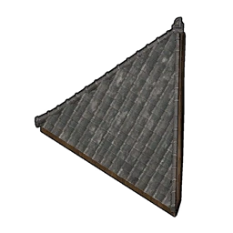 Techo triangular inclinado de estilo japonés