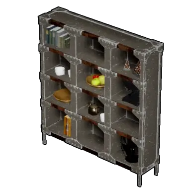 Metal Shelf Set