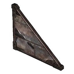 Parete triangolare in metallo