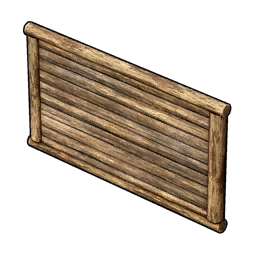 Pared diagonal de madera