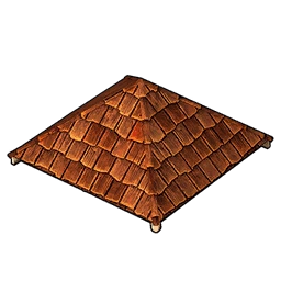 木制金字塔屋顶