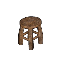 Taburete de madera