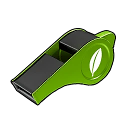 Apito de suporte de grama